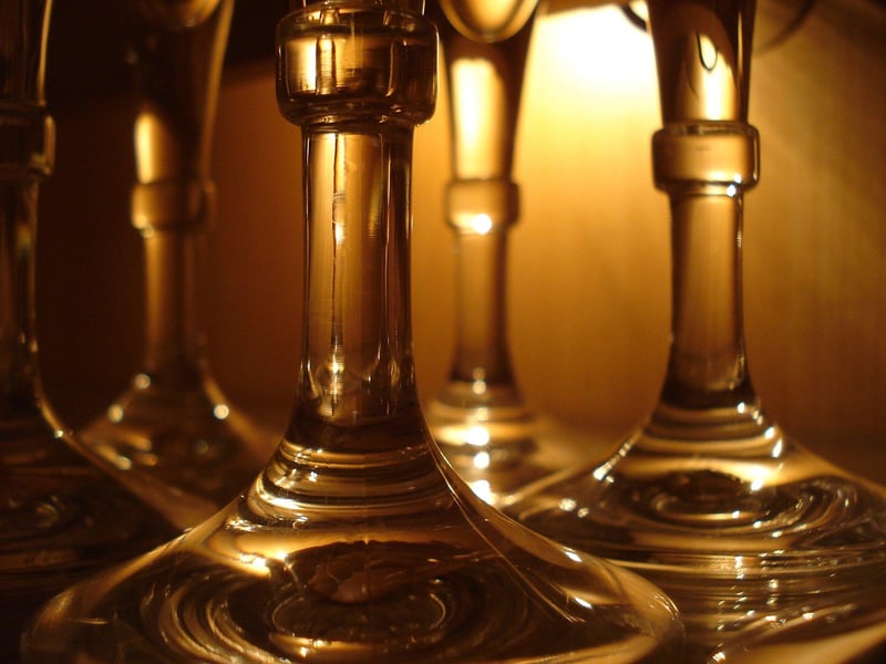 Recycled glassware